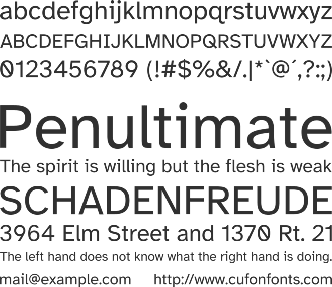 Atkinson Hyperlegible font preview