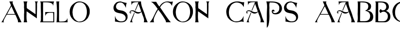 Anglo-Saxon Caps font