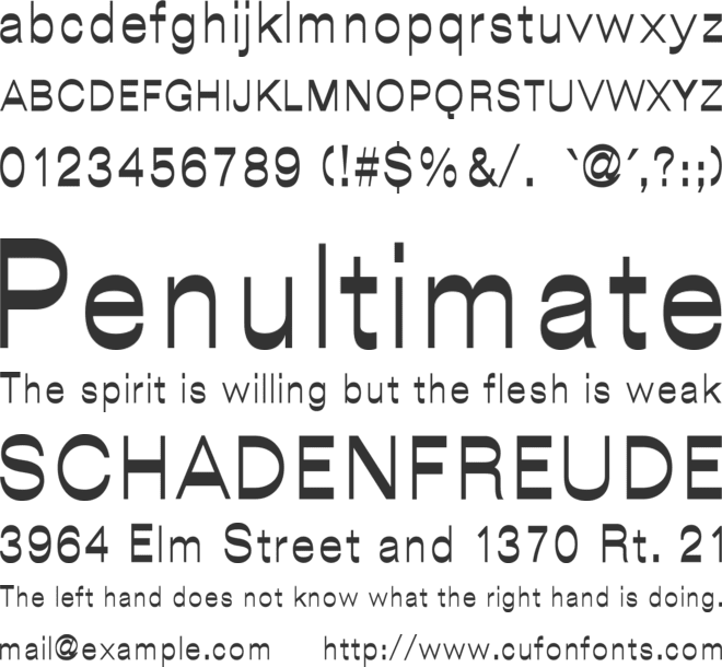 Oilof Reuab font preview