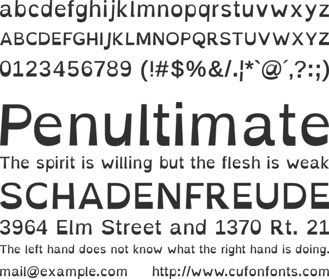 Eulexia font preview