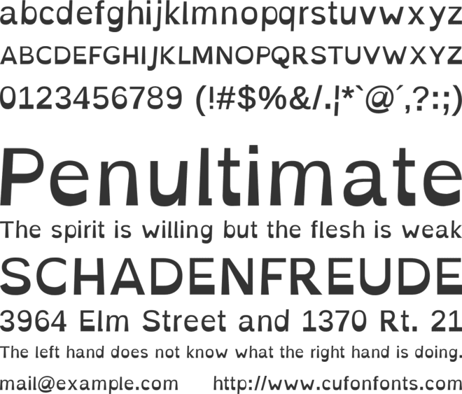 Eulexia font preview