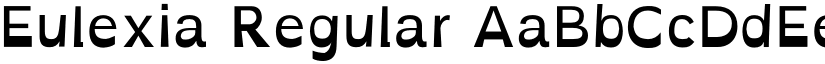 Eulexia Regular font