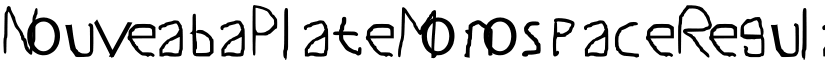 Nouveaba Plate Monospace font download