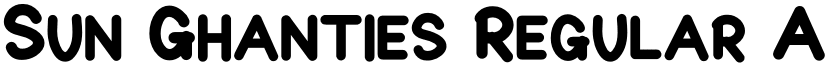 Sun Ghanties Regular font