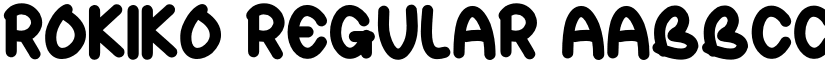 ROKIKO Regular font