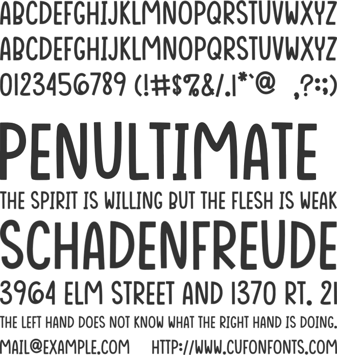 Alone On Earth font preview