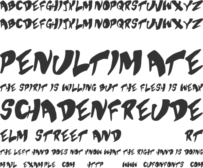 Bubblegum Superstar font preview