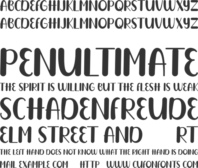 Kellang Rika FREE font preview