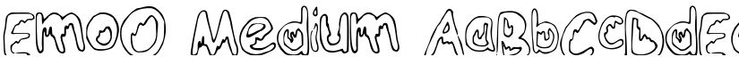 EmoO Medium font
