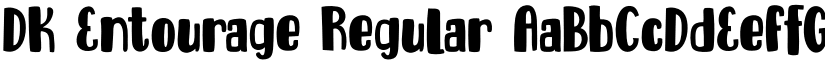 DK Entourage Regular font