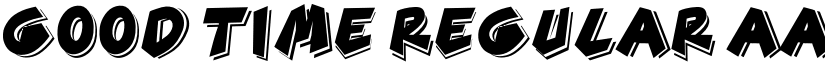GOOD TIME Regular font