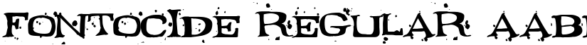 Fontocide Regular font