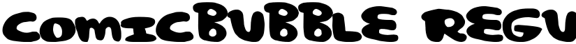 ComicBubble Regular font