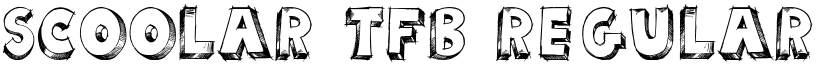 scoolar tfb Regular font