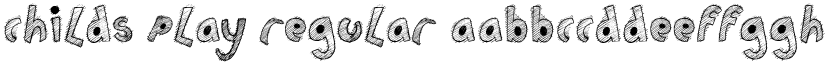 Childs Play Regular font