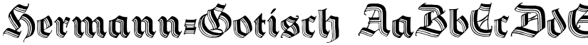 Hermann Gotisch font download