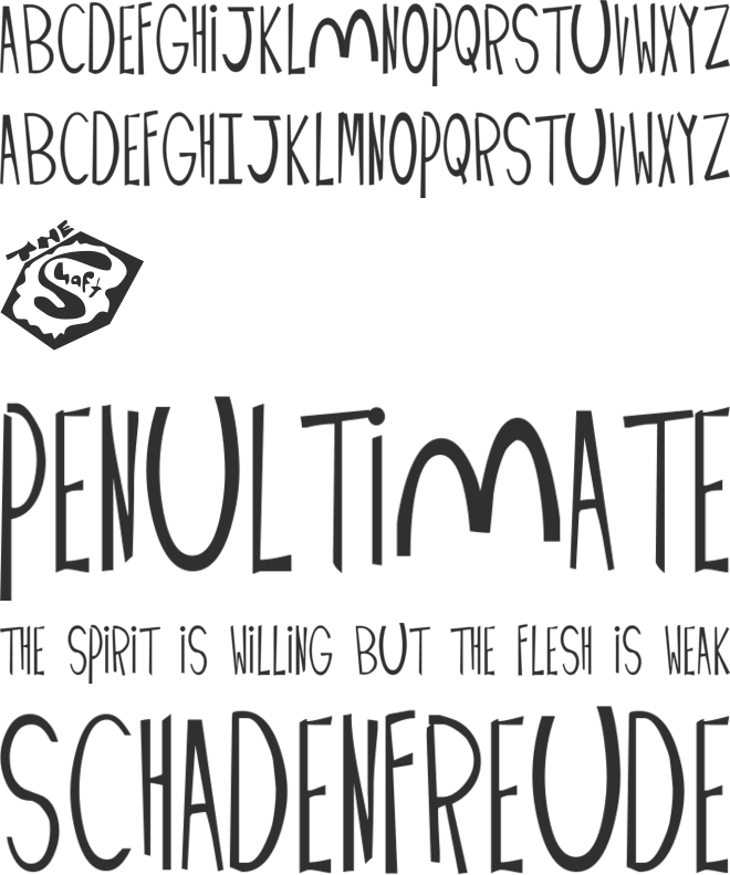 Palimpus font preview