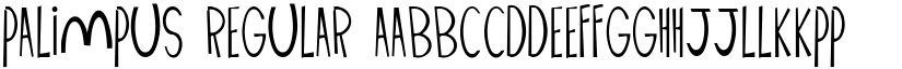 Palimpus Regular font