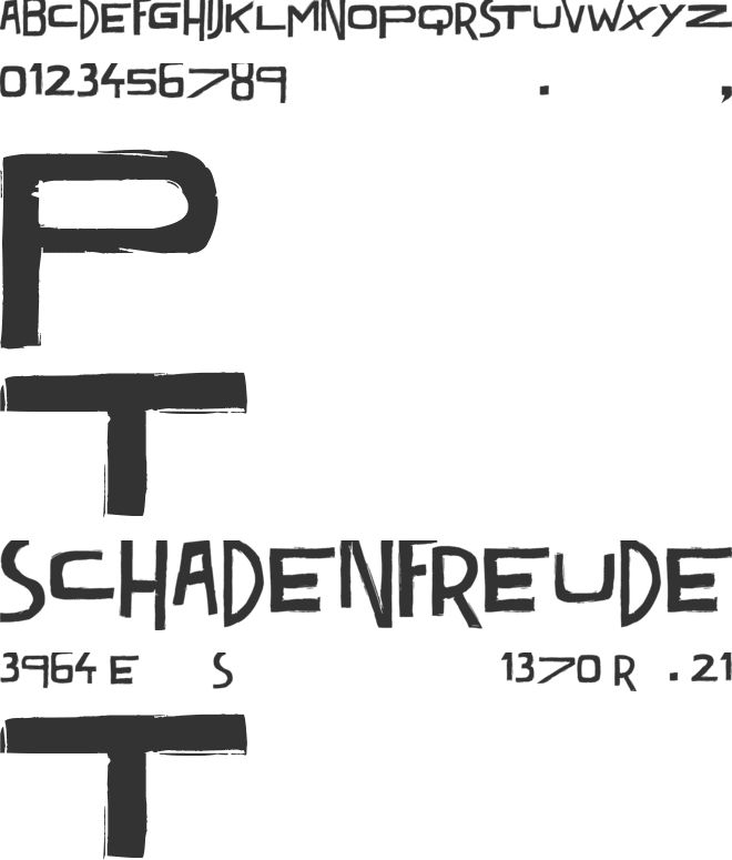 Dark Times Black font preview