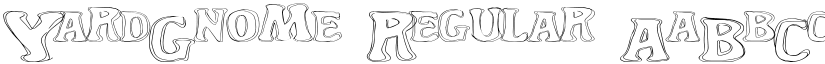 YardGnome Regular font