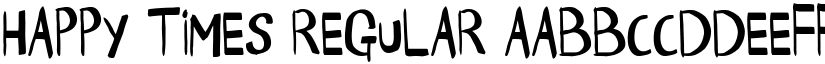 Happy Times font download