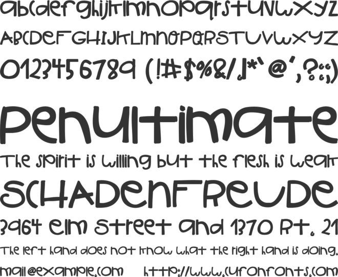 HelloIshBig font preview