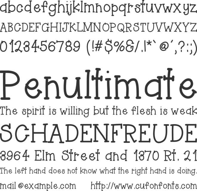 HelloAsparagus font preview