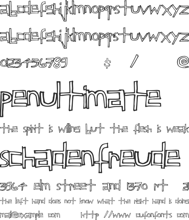 ChildsFuntime font preview