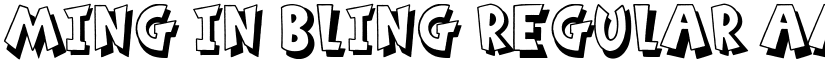 Ming in Bling Regular font