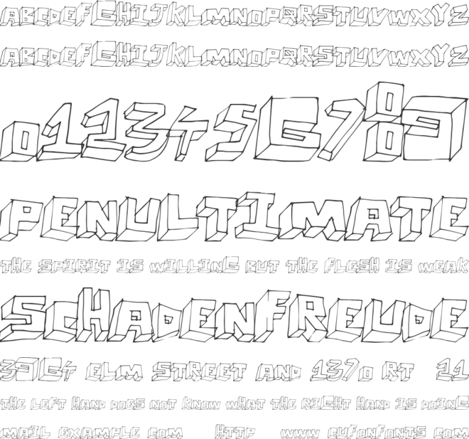 ChildsPerspective font preview