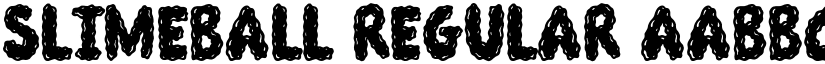 Slimeball Regular font