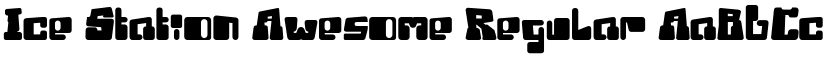 Ice Station Awesome Regular font