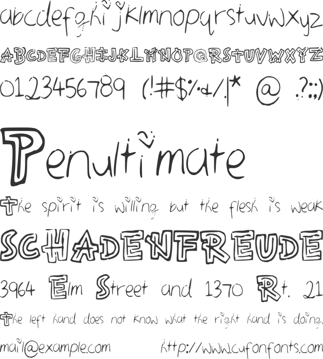 Aztecways font preview