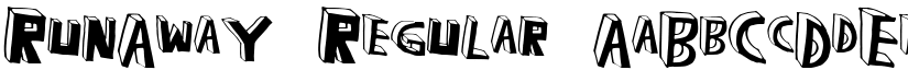 RunAway Regular font