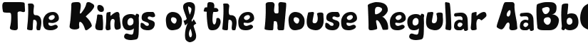 The Kings of the House Regular font