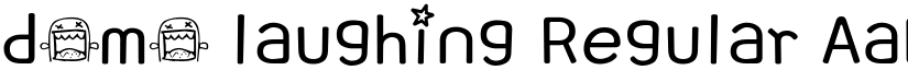domo laughing Regular font