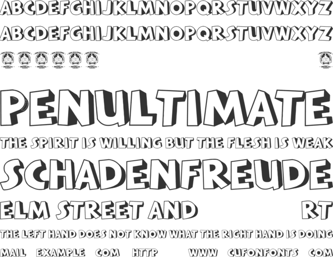 BATAVIA KOTA font preview