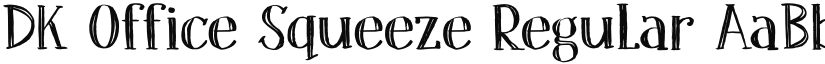 DK Office Squeeze font download