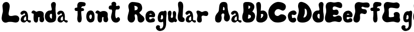 Landa font Regular font