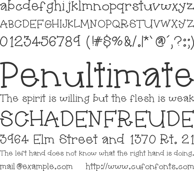 HelloPippi font preview