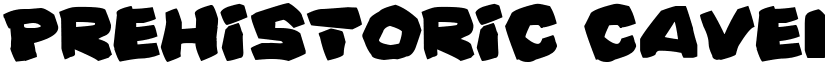 Prehistoric Caveman Regular font