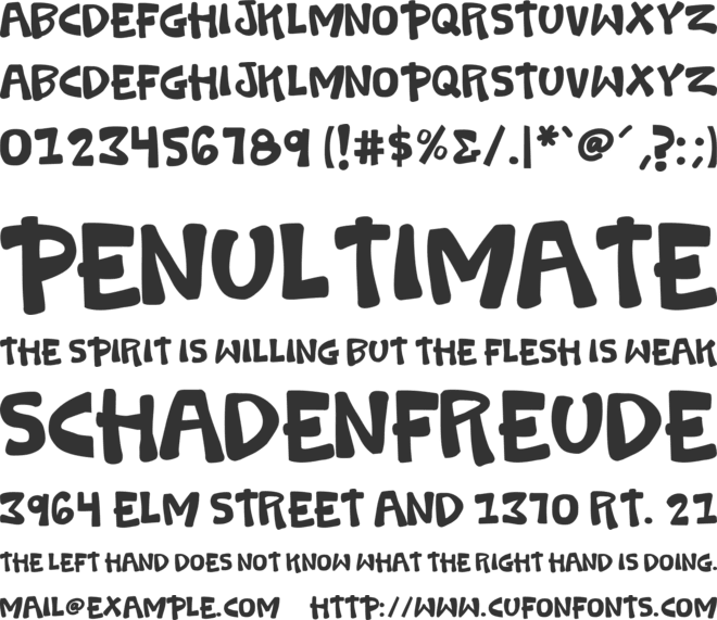 K26Swashbuckle font preview