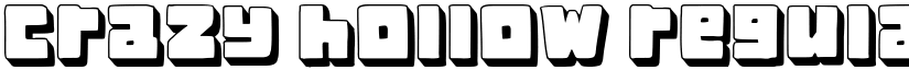 Crazy Hollow Regular font