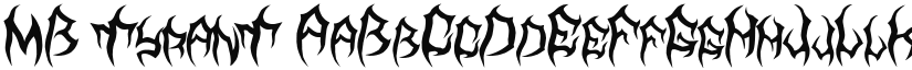 MB TyranT font download