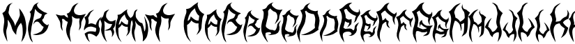 MB TyranT font download
