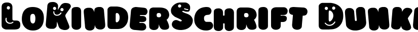 LoKinderSchrift Dunkel font