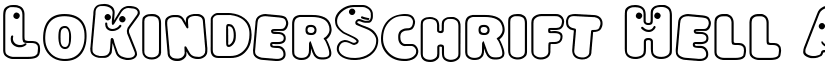 LoKinderSchrift Hell font