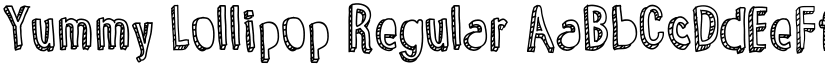 Yummy Lollipop Regular font