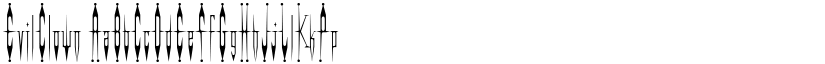 EvilClown font