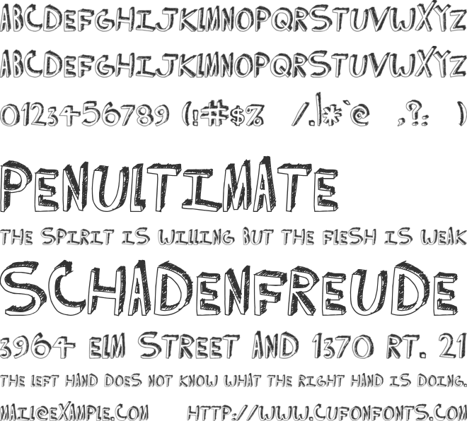 ComedyShow font preview